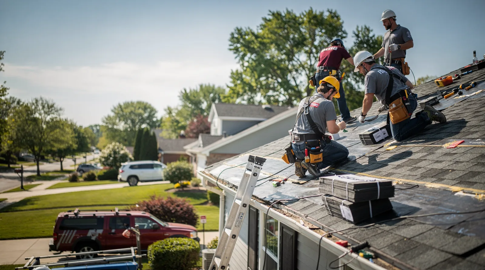 Roof Repair in Mansfield, IL around you